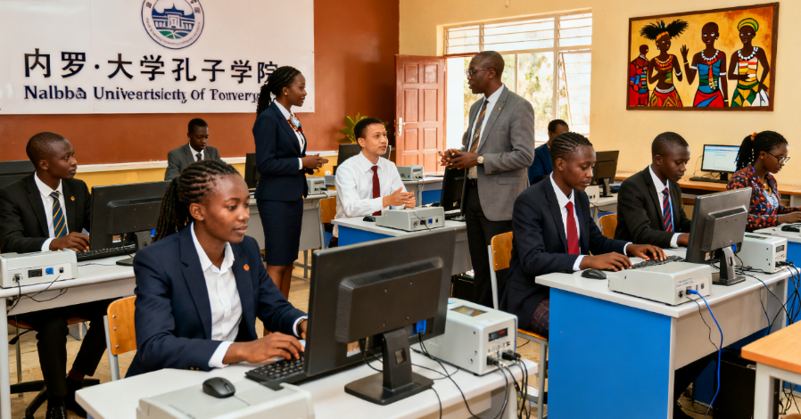 内罗毕大学孔子学院举办“中文+职业技能”特色活动 助力学子就业